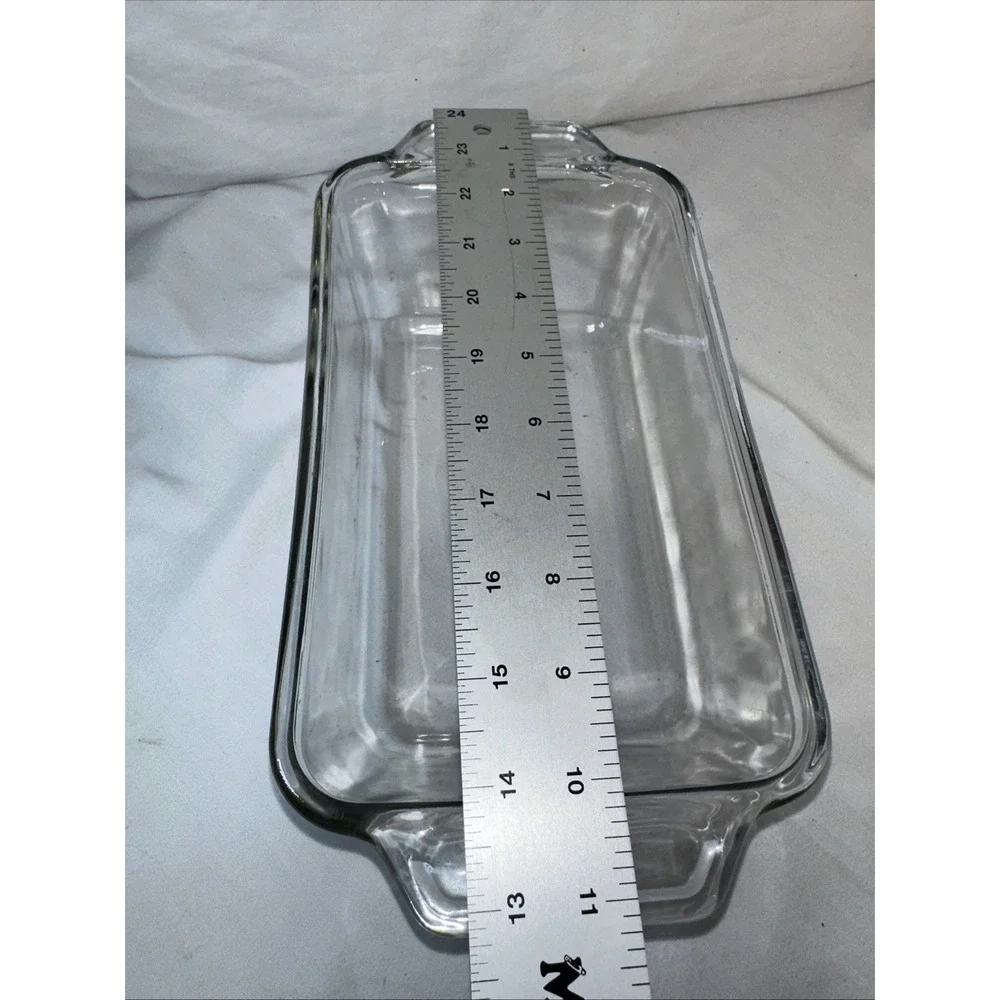 Lovenwave Clear Glass 1.5qt Loaf Pan 525 9x 2.75